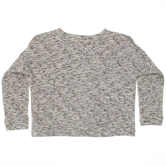 Gap Gapfit Sweatshirt Womens Size L Space Dyed Quilt Crinkle Pullover Drawstring - Picture 4 of 9